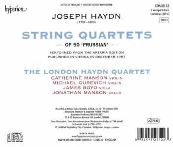 2CD Joseph Haydn: String Quartets, Op. 50, "Prussian"