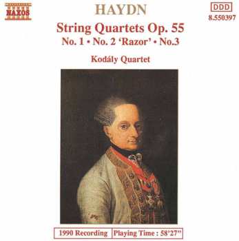 CD Joseph Haydn: String Quartets Op. 55 (No. 1 • No. 2 'Razor' • No. 3)