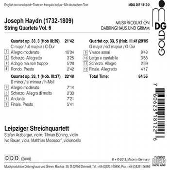 CD Joseph Haydn: String Quartets Vol. 10: Op. 64 No. 1, 2, 6