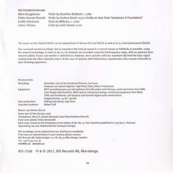 SACD Joseph Haydn: 'Sun' Quartets Op. 20 Nos 4–6