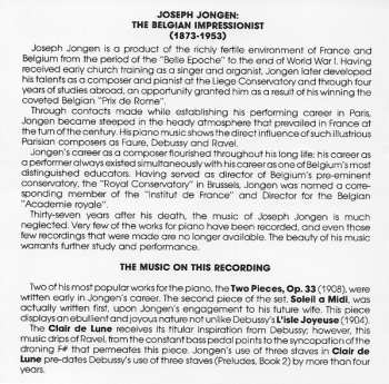 CD Joseph Jongen:  Piano Music