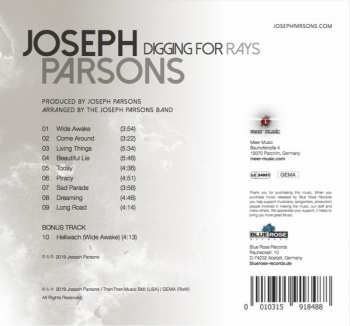 CD Joseph Parsons: Digging For Rays DIGI