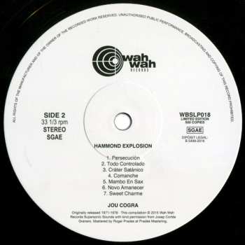 LP Jou Cogra: Hammond Explosion! LTD
