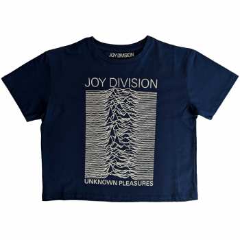 Merch Joy Division: Frauen Crop Top Unknown Pleasures