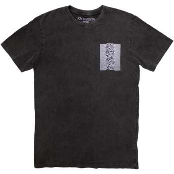 Merch Joy Division: Stone Wash T-Shirt Pulsar Pocket Wave