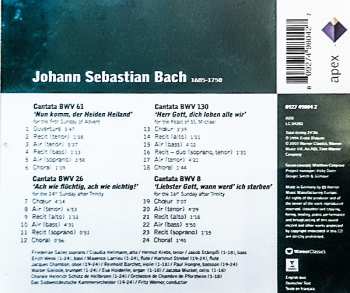 CD Johann Sebastian Bach: Cantatas BWV 8, 26, 61 & 130