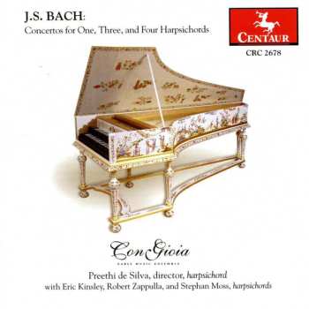 Album Johann Sebastian Bach: Concertos For One, Three, And Four Harpsichords
