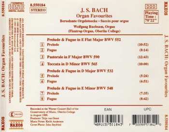 CD Johann Sebastian Bach: Organ Favourites
