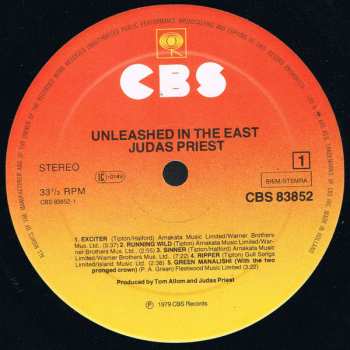 LP Judas Priest: Unleashed In The East (Live In Japan)