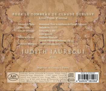 CD Judith Jaúregui: Pour Le Tombeau De Claude Debussy — Live From Vienna