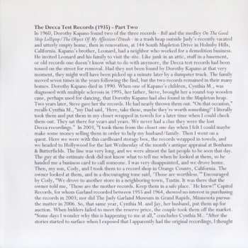 4CD/Box Set Judy Garland: Lost Tracks 1929 - 1959