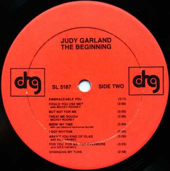 LP Judy Garland: The Beginning