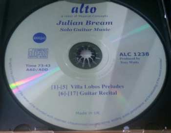 CD Julian Bream: Classics For Solo Guitar