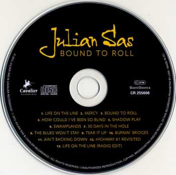 CD Julian Sas: Bound To Roll