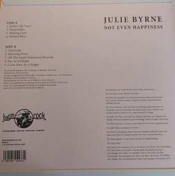 LP Julie Byrne: Not Even Happiness CLR
