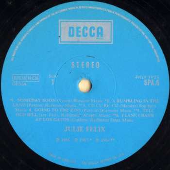 LP Julie Felix: The World Of Julie Felix