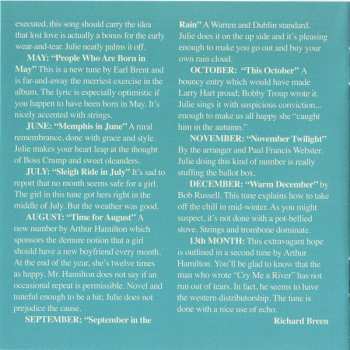 CD Julie London: Calendar Girl Plus Around Midnight