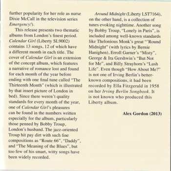 CD Julie London: Calendar Girl Plus Around Midnight