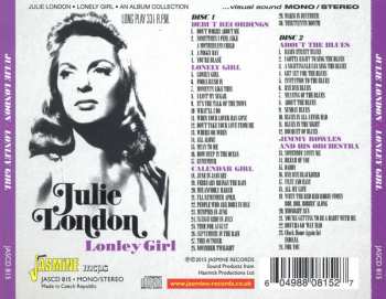 2CD Julie London: Lonely Girl (An Album Collection)