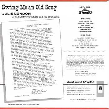 CD Julie London: Swing Me An Old Song LTD