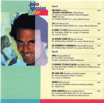 CD Julio Iglesias: Calor