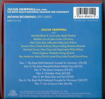 7CD/Box Set Julius A Hemphill: The Boyé Multi-National Crusade For Harmony (Archival Recordings (1977-2007))