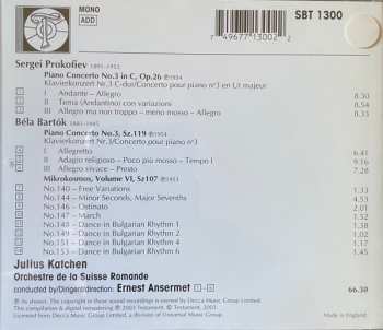 CD Julius Katchen: Prokofiev Concerto N°3; Bartok Concerto N°3; Mikrokosmos (excerpts)