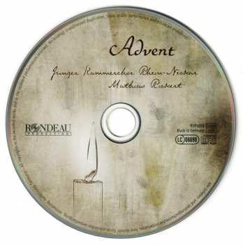 CD Junger Kammerchor Rhein-Neckar: Advent