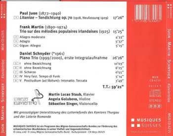 CD Frank Martin: Klaviertrios