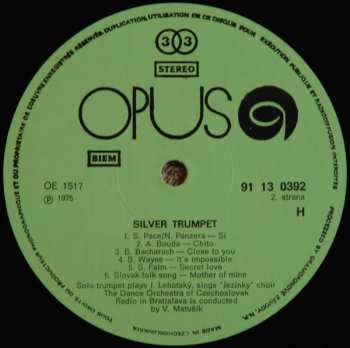 LP Juraj Lehotský: Silver Trumpet