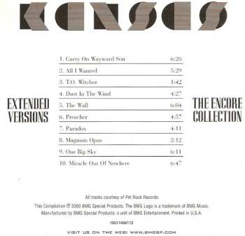 CD Kansas: Extended Versions: The Encore Collection
