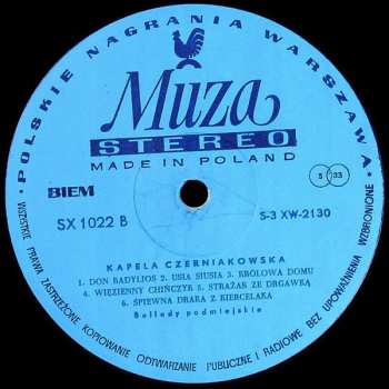 LP Kapela Czerniakowska: Tango Czerniakowskie (Ballady Podmiejskie)