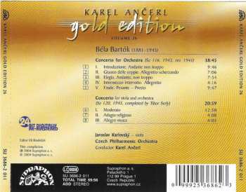 CD The Czech Philharmonic Orchestra: Concerto For Orchestra • Viola Concerto