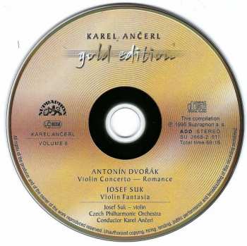 CD Antonín Dvořák: Violin Concerto / Romance / Fantasia