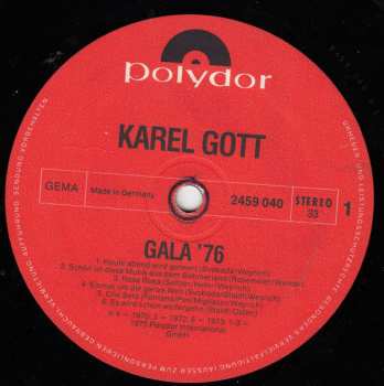 LP Karel Gott: Gala '76