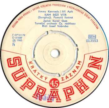 SP Karel Gott: Kam Běží Vítr / That Lucky Old Sun