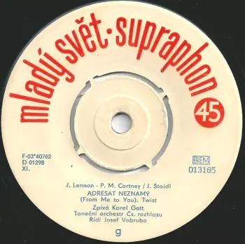 Adresát Neznámý / Roň Slzy