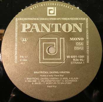 LP Karel Kryl: Bratříčku, Zavírej Vrátka