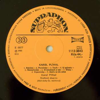 LP Karel Plíhal: Karel Plíhal