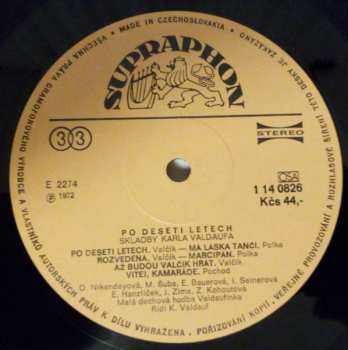 LP Karel Valdauf: Po Deseti Letech (Skladby Karla Valdaufa)