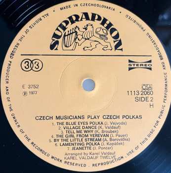 LP Karel Valdauf Twelve: Czech Musicians Play Czech Polkas