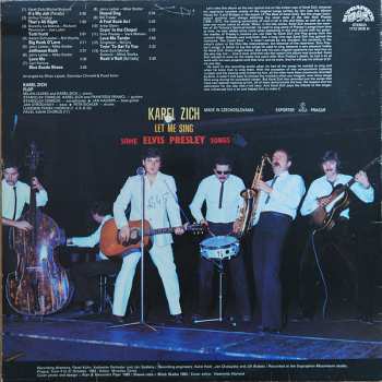 LP Karel Zich: Let Me Sing Some Elvis Presley Songs