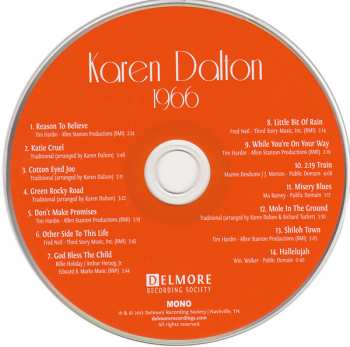 CD Karen Dalton: 1966