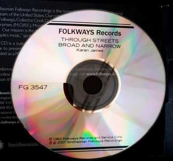 CD Karen James: Through Streets Broad And Narrow