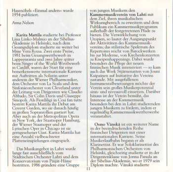 CD Karita Mattila: Kaipainen, Merilainen, Nielsen Etc.