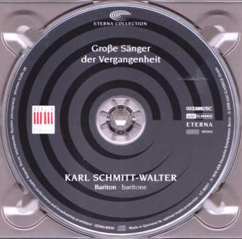 CD Karl Schmitt-Walter: Bariton