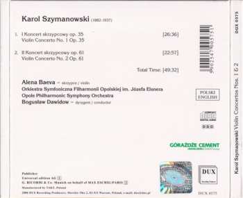 CD Karol Szymanowski: Violin Concertos Nos 1 & 2