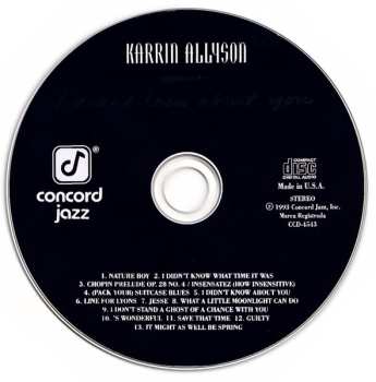 CD Karrin Allyson: I Didn't Know About You