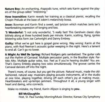 CD Karrin Allyson: I Didn't Know About You