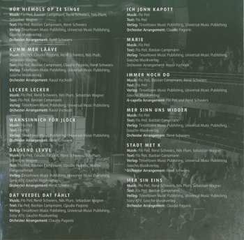 2CD Kasalla: Nit esu laut - live mit Orchester